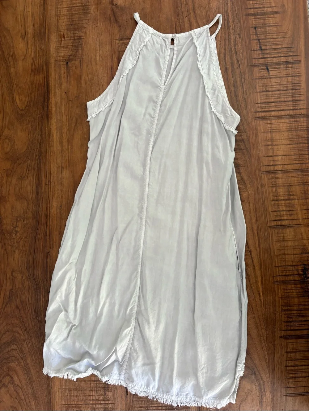Anthropologie cloth & stone Light Gray Halter Dress - Picture 3 of 9